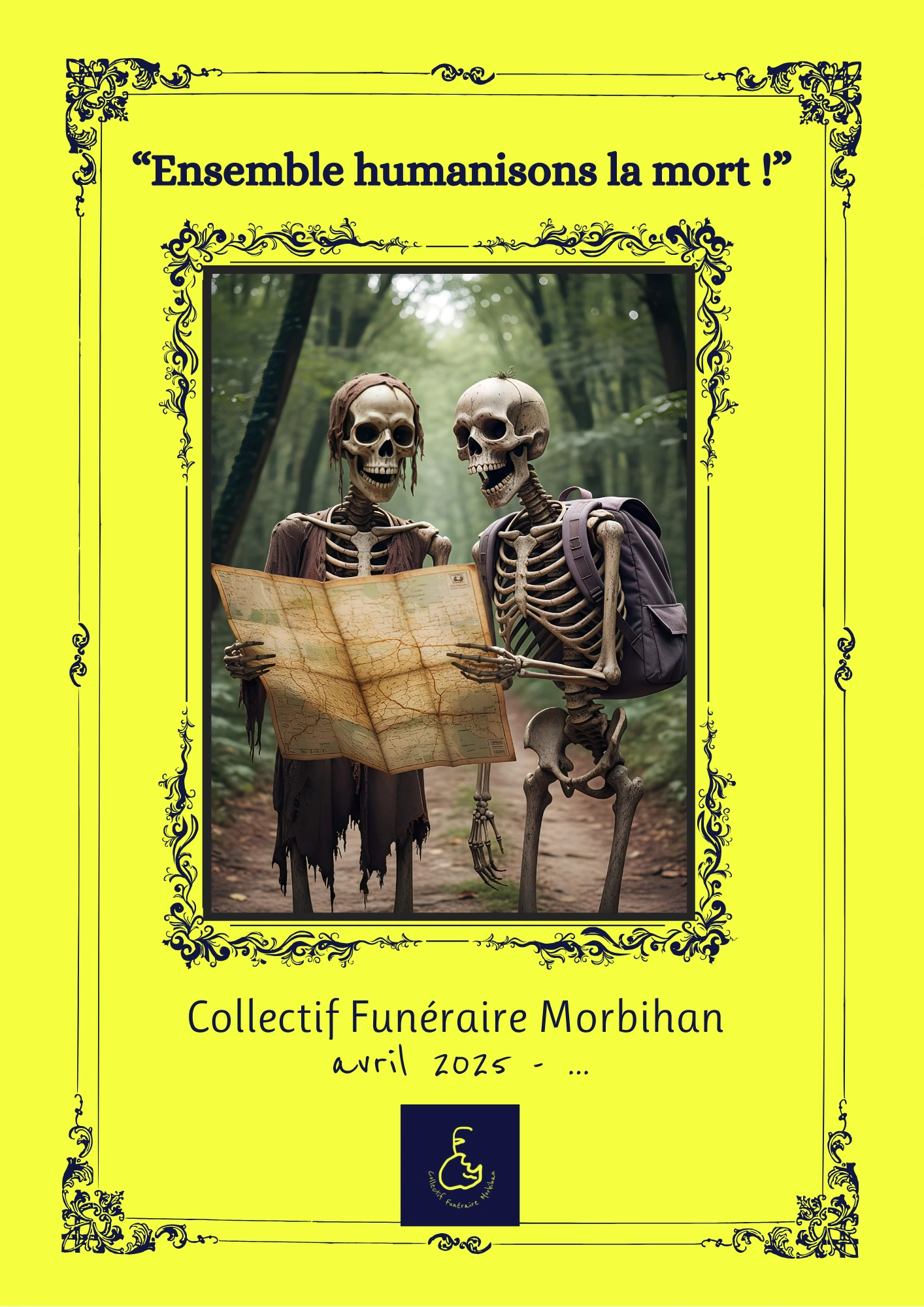 Entete site internet Collectif Funeraire Morbihan